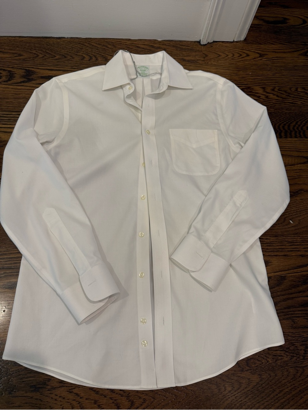 Classic White Men's Dress Shirt 14.5/32 Brooks Brothers